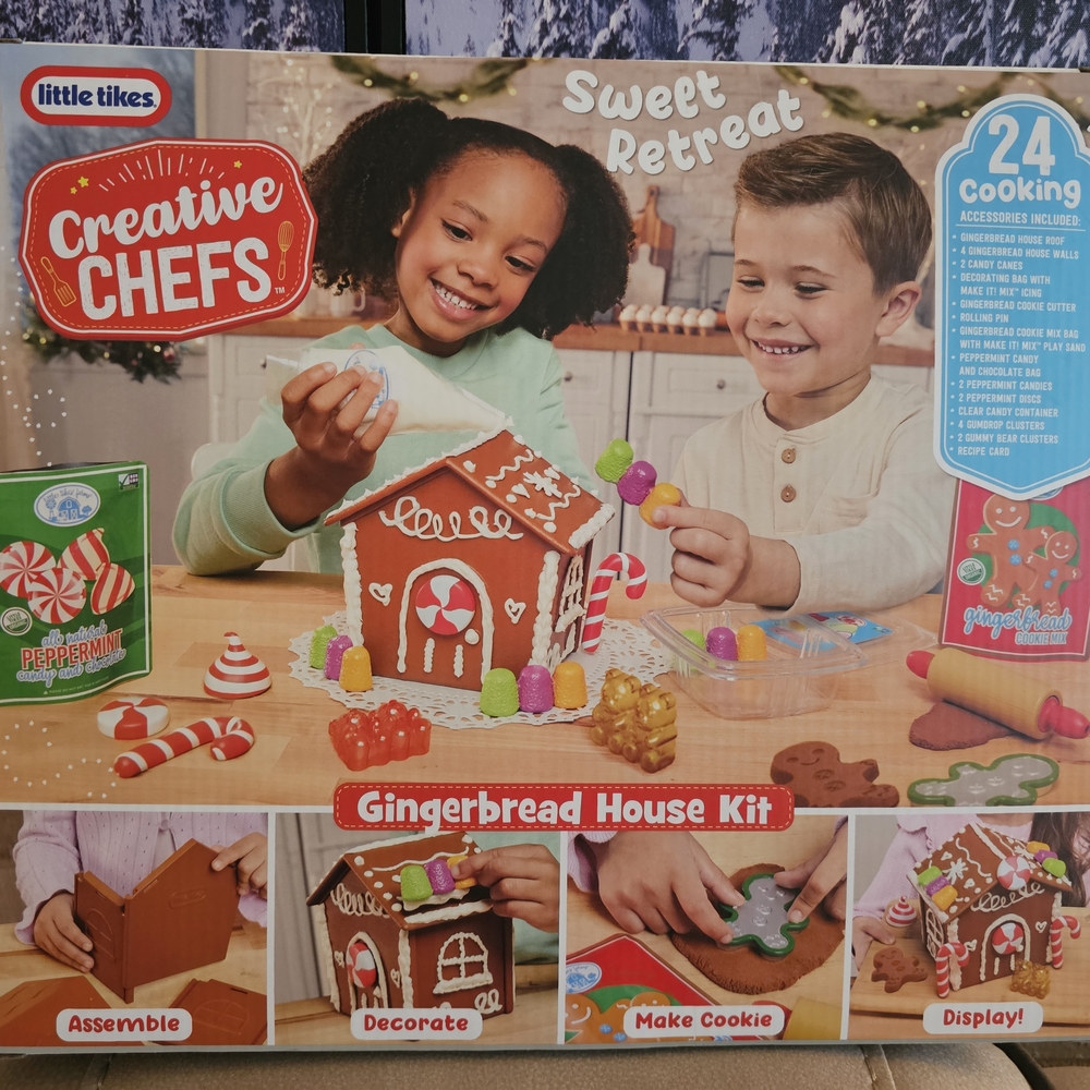 Little Tikes Creative Chefs Gingerbread House Kit - Picture 3 of 7